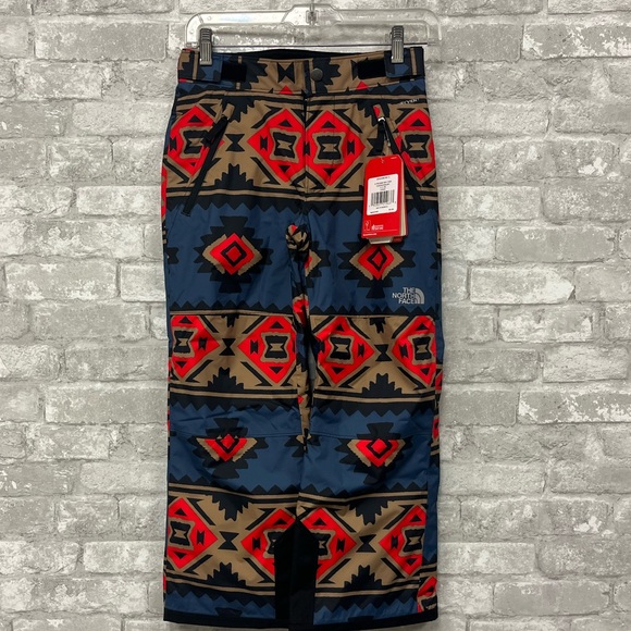 TNF Freedom Insulated Pants in Fiery Red Tribal Print - Picture 2 of 16